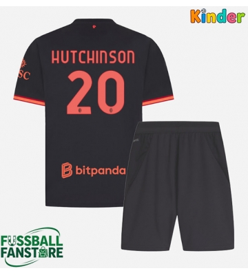 AC Milan Omari Hutchinson #20 Replik 3rd trikot Kinder 2026-27 Kurzarm (+ Kurze Hosen)